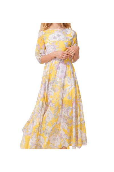 YUMI KIM Women's Garden Light Lemon Woodstock Maxi #DR3298m/258 NWT