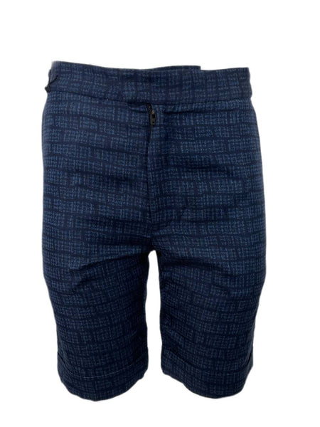 PATRIK ERVELL Men's Digital Blue Formal Short #350D 28 NWT