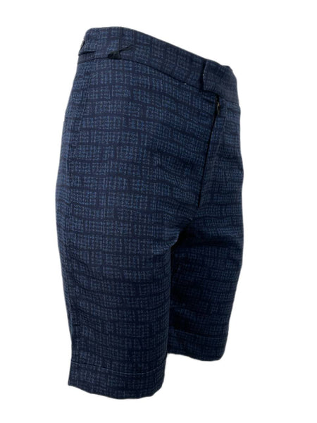 PATRIK ERVELL Men's Digital Blue Formal Short #350D 28 NWT