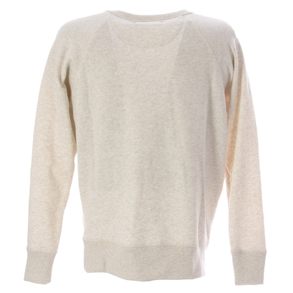 OLASUL Men's Heathered Stone Crewneck Sweatshirt $120 NEW