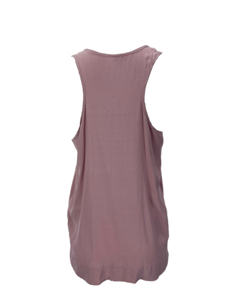 STEVEN ALAN Women's Purple Sleeveless Silk Blouse Sz L NWOT