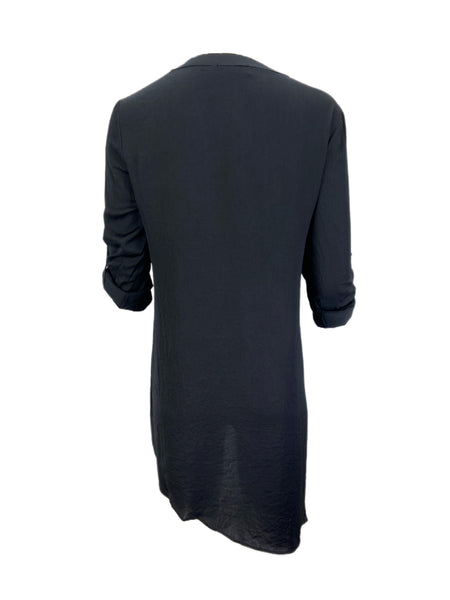 Catherine Malandrino Women's Black Core Long Sleeve Blouse Sz S NWT