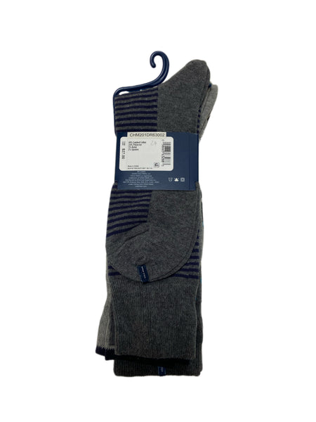 COLE HAAN Men's 3 Pair Multicolor Combed Cotton Crew Socks Sz 7-12 NWT
