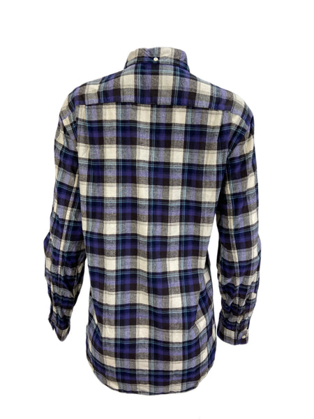 STEVEN ALAN Women's Multicolor Long Sleeve Plaid Casual Shirt Sz XS NWOT