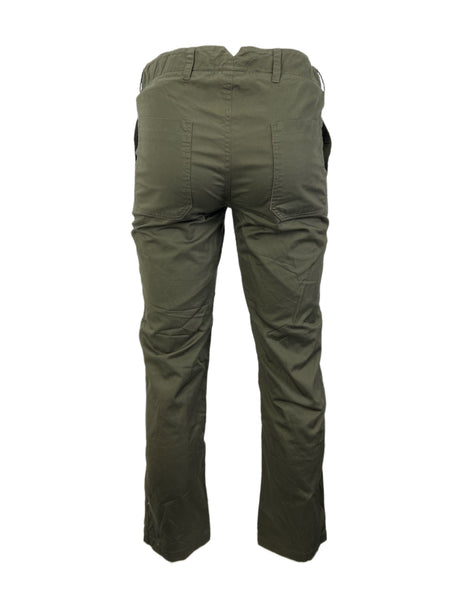 STEVEN ALAN Men's Green Lined Straight Leg Deck Chinos Pants NWT