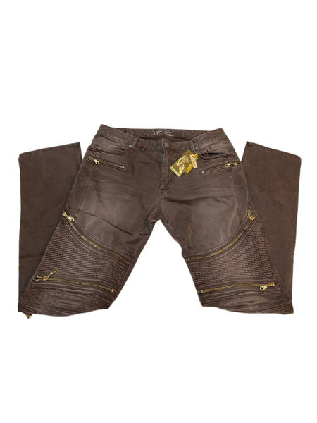 ROBIN'S JEAN Men's Brown Straght leg Cargo Pants NWT