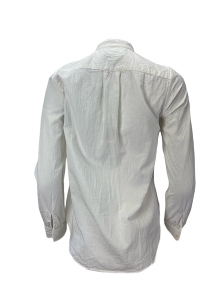 STEVEN ALAN Women's White Camille Long Sleeve Blouse Sz P NWT