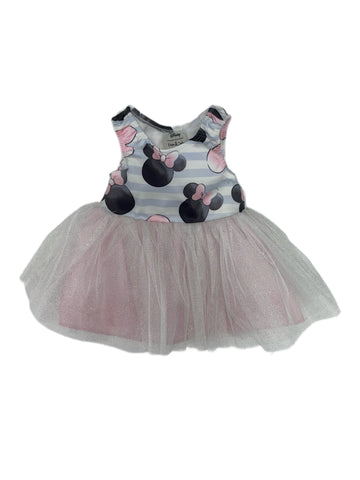 PIPPA & JULIE Disney Baby Girl's Pink Grey Dress #400 6-9M NWT