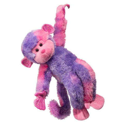 DOUGLAS Cuddle Toys 12" Swinger Pink/Purple Monkey Stuffed Animal - 4137 NEW