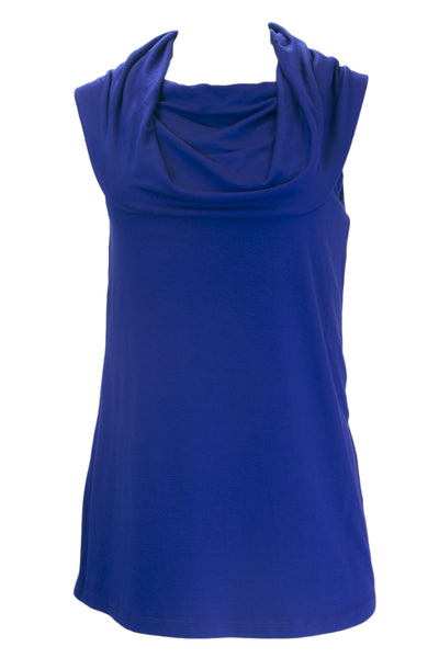 ANALILI Women's Wide Cowl Neck Sveleless Top 413J10 $135 NWT