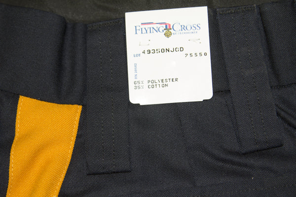 FLYING CROSS Women's Navy LAPD UNHEMMED Intellidry Uniform Pants #49350NJGD NEW