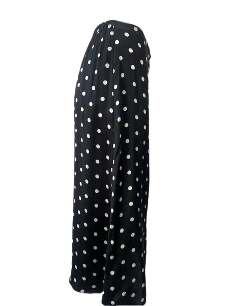 CAMI Women's Black Midi Button Front Skirt #499 S NWT