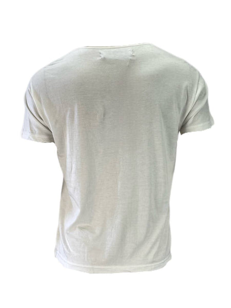 ROBERT GELLER Men's White Round Neck T-Shirt #5002 S NWT