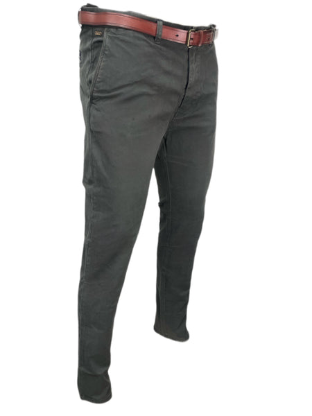 SCOTCH & SODA Men's Grey Belted Stuart Classic Trousers #506 30/32 NWOT