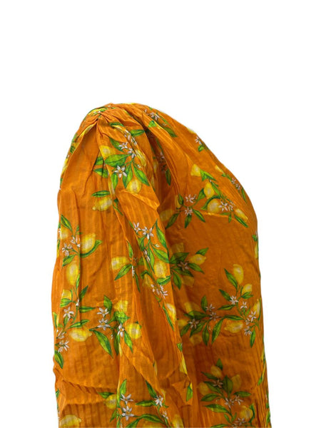 CAMI Women's Orange One Long Sleeve Blouse #534 XL NWT