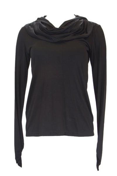 ANALILI Women's Long Sleeve Hooded Top 554R18 $140 NWT