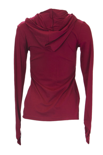 ANALILI Women's Long Sleeve Hooded Top 554R18 $140 NWT