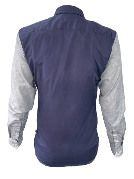 SCOTCH & SODA Men's Grey Color Block Shirt #559 S NWT
