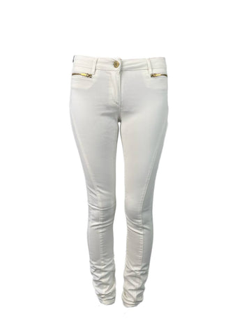 3X1 Women's White Mid Rise Zip Skinny Jeans #570 NWOTT