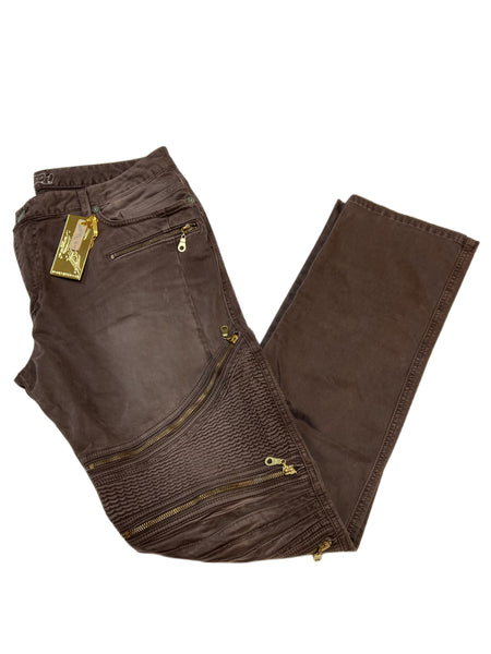 ROBIN'S JEAN Men's Brown Straght leg Cargo Pants NWT