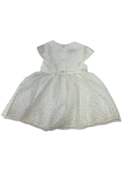 PIPPA & JULIE Baby Girl's Ivory 3 Piece Set Dress #600 18M NWT