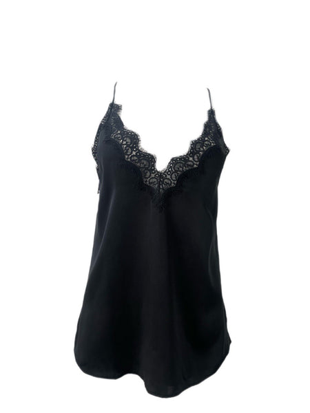 CAMI Women's Black Casual Sleeveless Top #600 S NWT