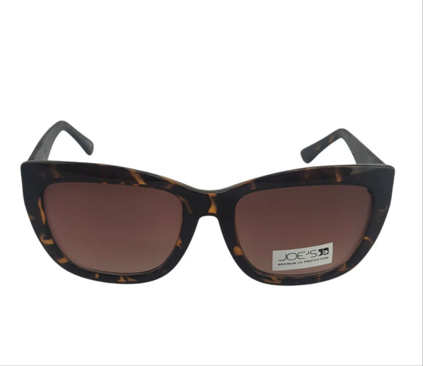 JOE'S JEANS Women's Brown Wayfarer Tortoise Sunglasses #JJ6019 One Size New