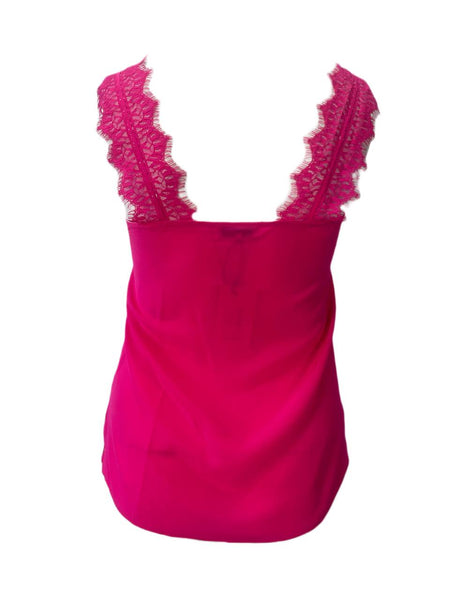 CAMI Women's Pink Sleeveless Top #672 L NWT