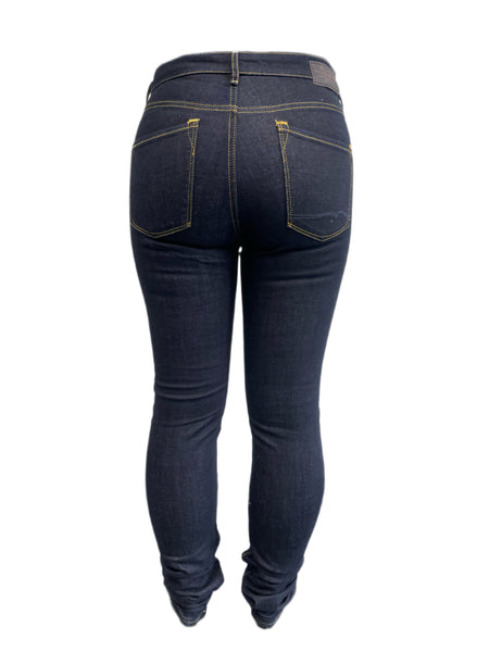 MAISON SCOTCH Women's Indigo Blue Low Rise Skinny Jeans #725 NWT