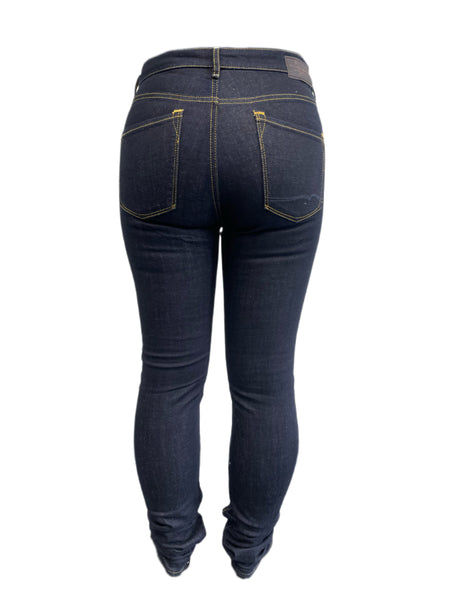 MAISON SCOTCH Women's Indigo Blue Low Rise Skinny Jeans #725 NWT