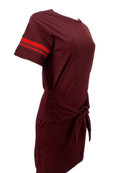 SCOTCH & SODA Women's Bordo Belted Dress #727 S NWT