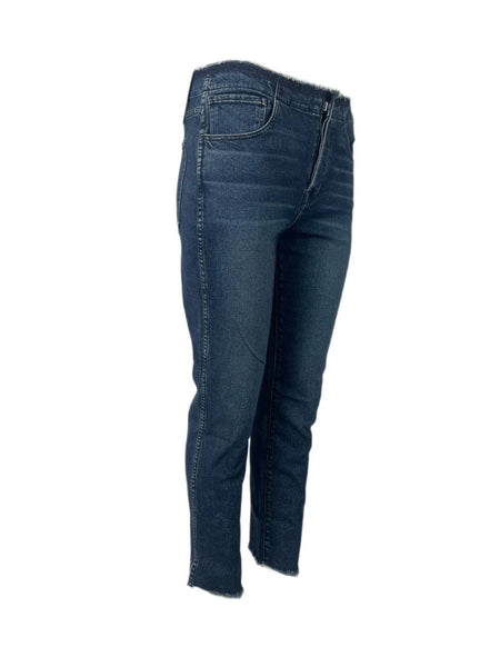 3X1 Women's Dark Blue Straight Button Pockets Jeans #754 NWT