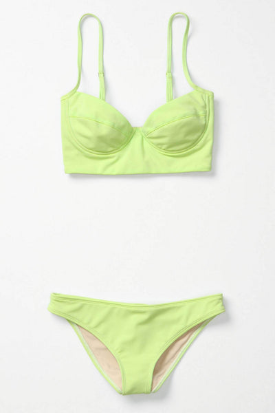 MARA HOFFMAN Pistachio Classic Bikini Bottom Sz XS 7989 $110 NEW