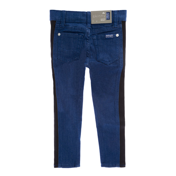 7 for All Mankind Girls Indigo Blocked Skinny Legging Jeans 7FFXG2146 $79 NEW