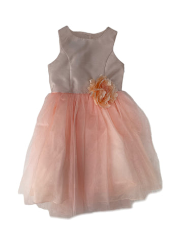 PIPPA & JULIE Disney Girl's Blush Ballerina Corsage Dress #800 3T NWT