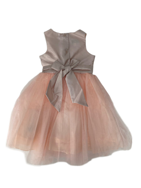 PIPPA & JULIE Disney Girl's Blush Ballerina Corsage Dress #800 3T NWT