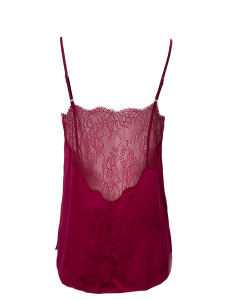 CAMI Women's Raspberry Daiy V-Neck Top #823 NWT