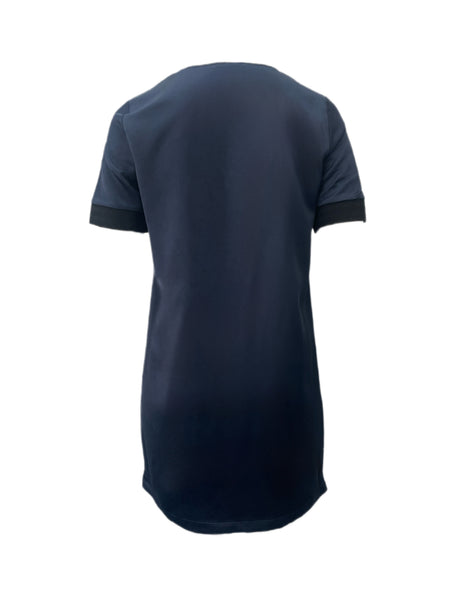 SCOTCH & SODA Women's Navy V-Neck Dress #855 L NWT