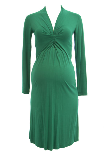 OLIAN Maternity Women's Chelsea Twist Detail Long Sleeve Dress $125 NWT