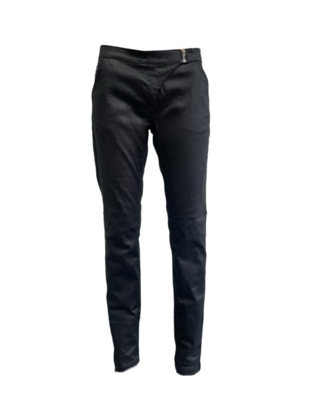 MAISON SCOTCH Women's Black Straight Leg Casual Pants #878 28/32 NWT