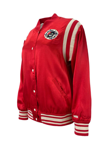 SCOTCH & SODA Men's Red Satin Popeye Retro Bomber #900 M NWT