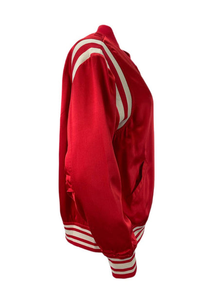 SCOTCH & SODA Men's Red Satin Popeye Retro Bomber #900 M NWT