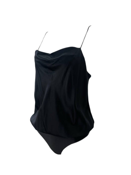 CAMI Women's Black V-Neck Top #912 NWT