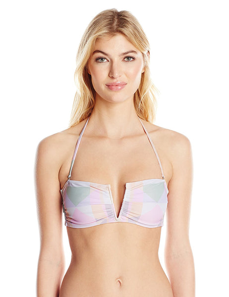 MARA HOFFMAN V-Wire Bikini Top with Removable Straps 91740 $126 NEW