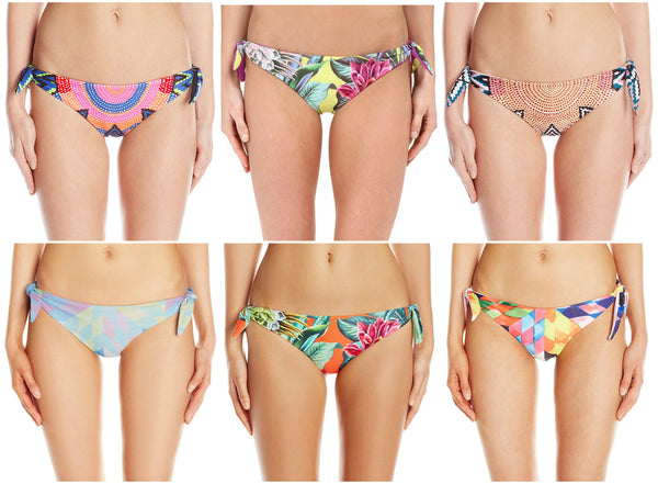MARA HOFFMAN Side Tie Brazilian Bikini Bottoms 94050 $122 NEW