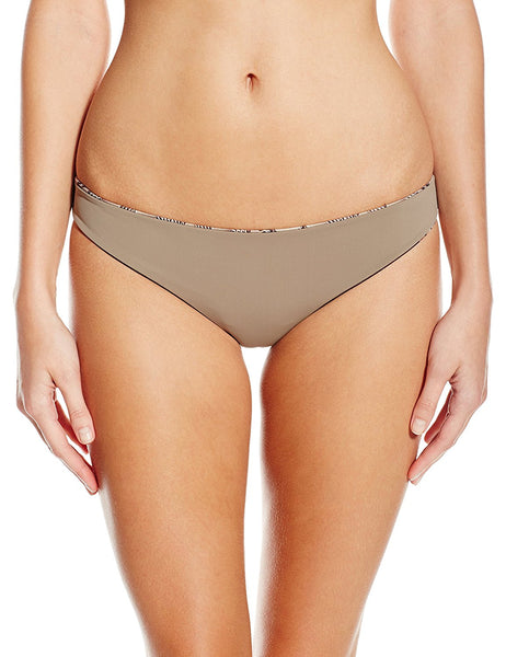 MARA HOFFMAN Brown Necklaces Seamless Brazilian Bikini Bottoms 94771 $112 NEW