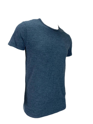 HIRO CLARK Men's Blue Round Neck T-Shirt #980 M NWT
