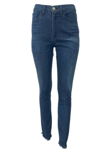3X1 Women's Blue Skinny Crop Pockets Sally Jeans #998 NWT