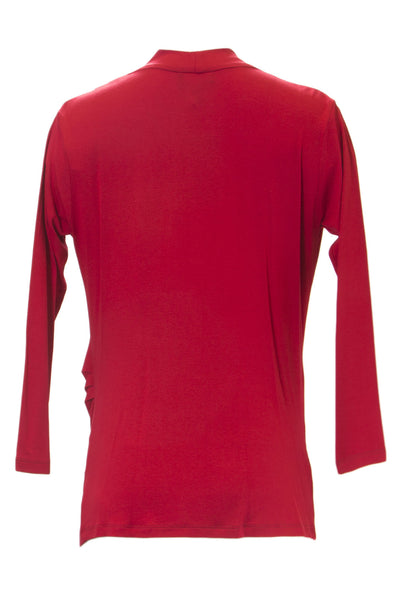 ANALILI Women's Gathered Front Oversized Cowl Neck Top $145 NWT