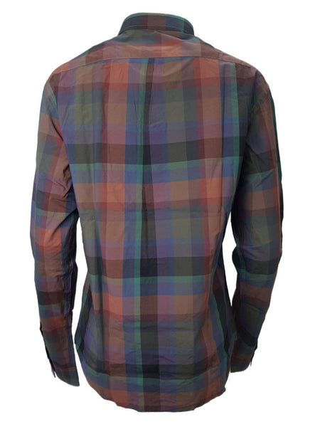 STEVEN ALAN Men's Blue Long Sleeve Cadet Button-Down Shirt #D963 NWT